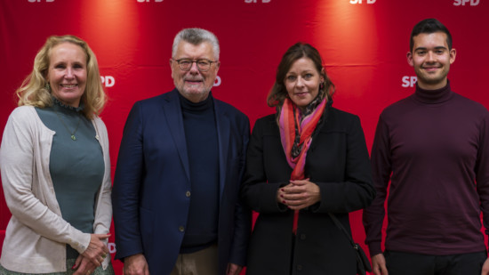 Karola Margraf, Prof. Dr. Gerhard Wegner, Dr. Rebecca Seidler und Marco Albers
